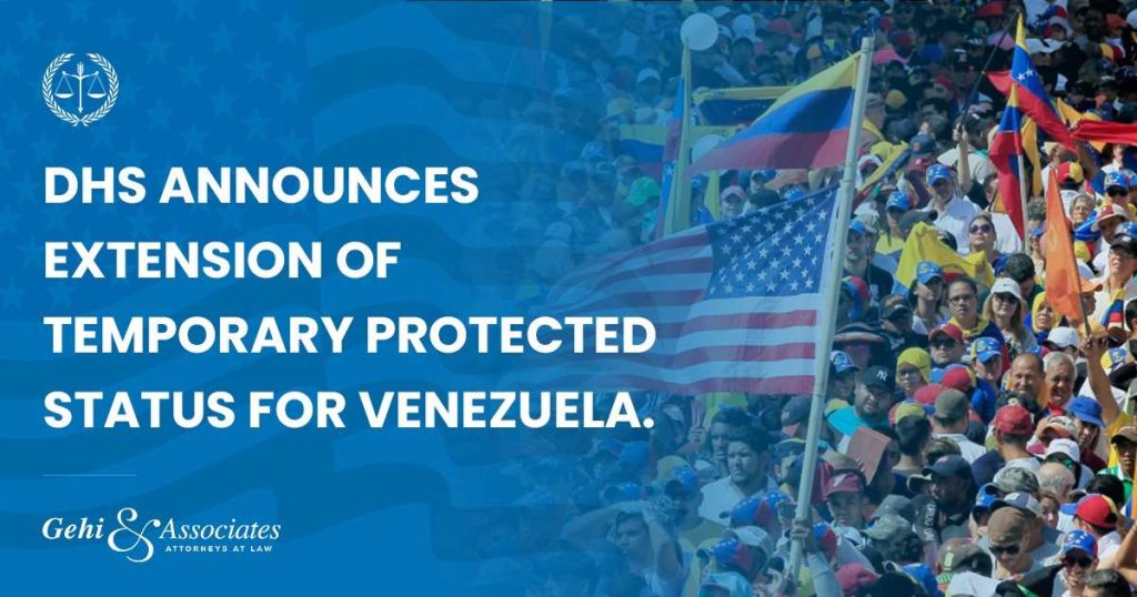 DHS Announces Extension of Temporary Protected Status for Venezuela